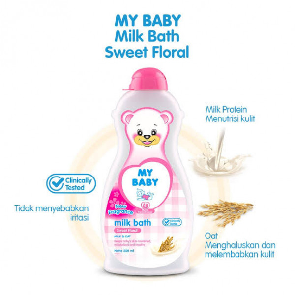 MY BABY MILK BATH 100ML SWEET FLORAL