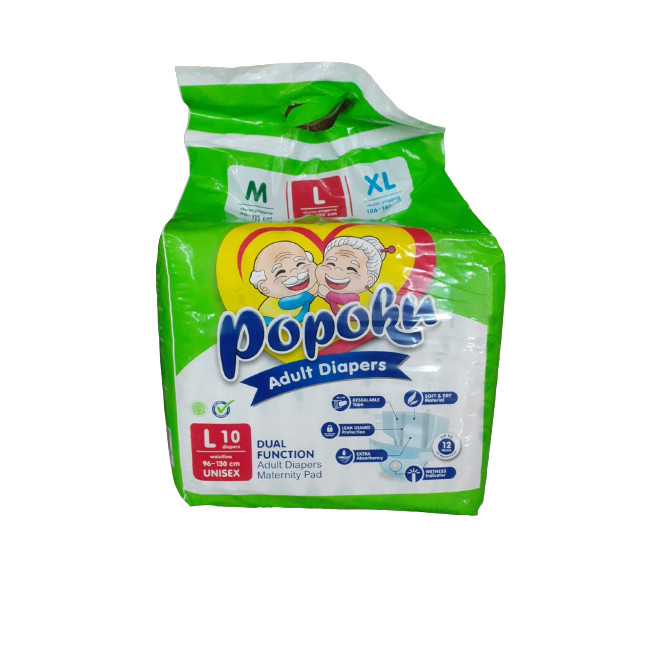 POPOKU ADULT DIAPERS L10 X 12