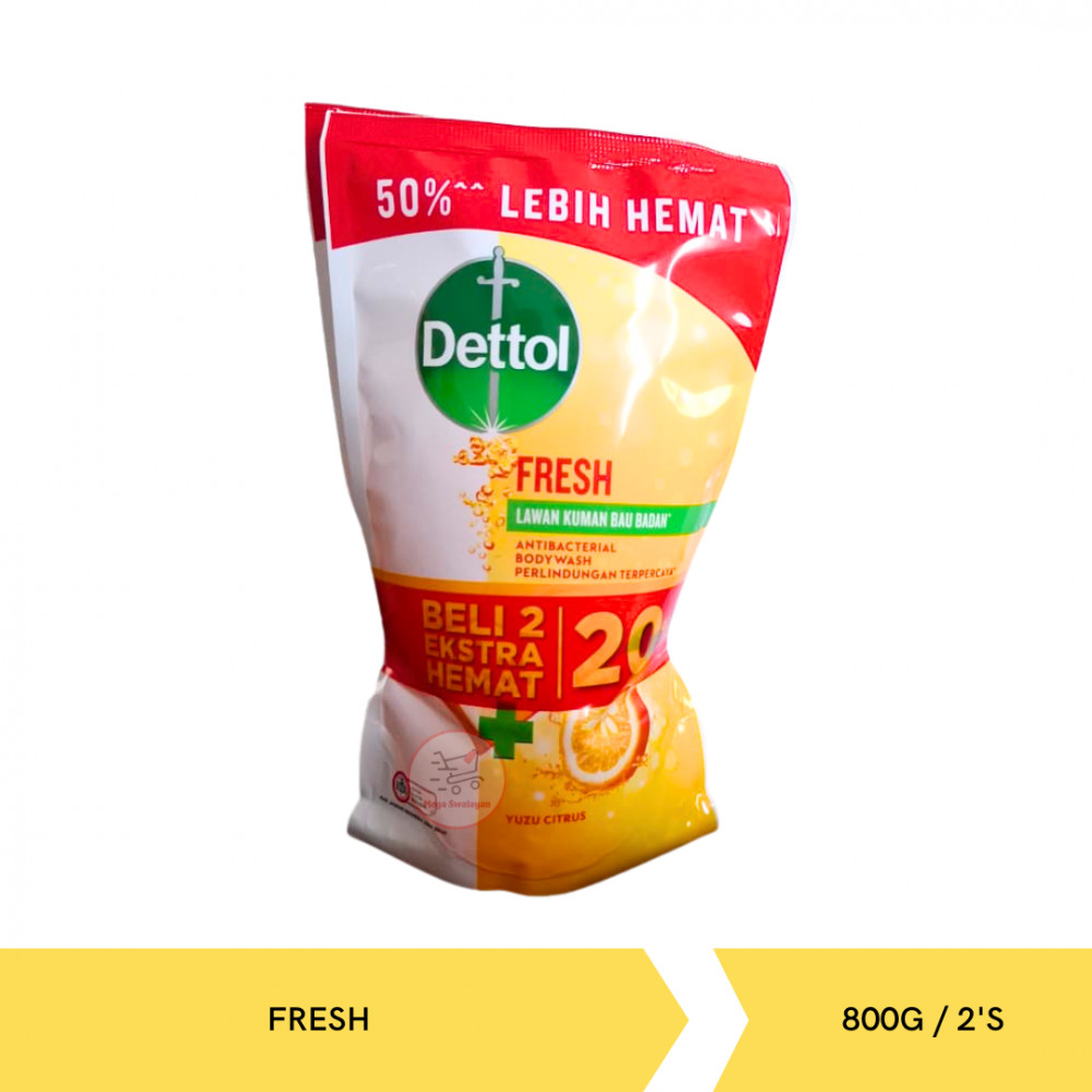 DETTOL BW FRESH POUCH 720G/2`S X 6