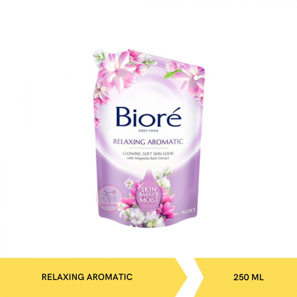 BIORE FOAM RELAXING AROMATIC POUCH 250ML