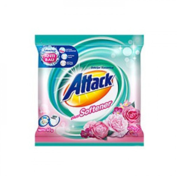 ATTACK DETERJEN 40G PLUS SOFTENER X 144-DNR