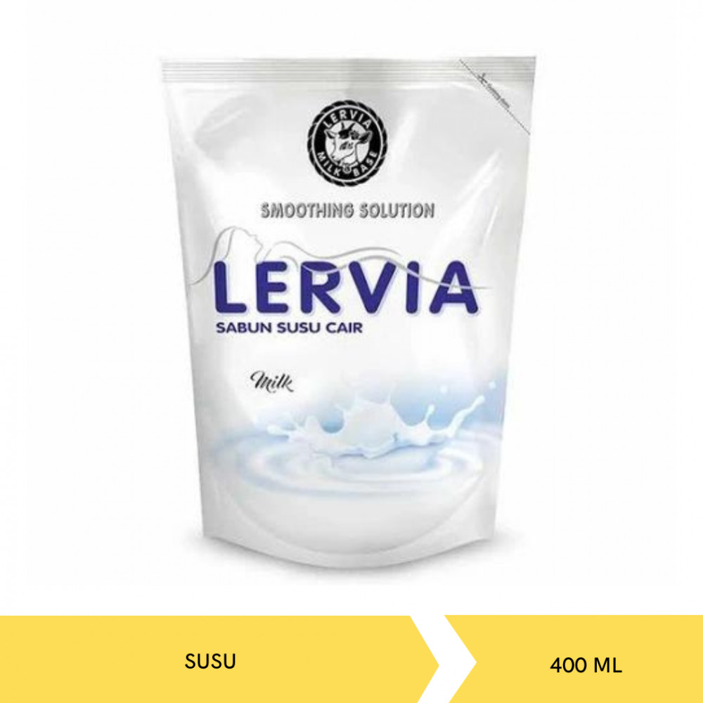 LERVIA SABUN SUSU REFF 400ML X 24