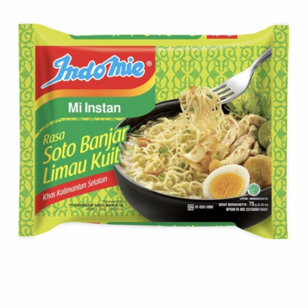 INDOMIE SOTO BANJAR LIMAU K 75GR