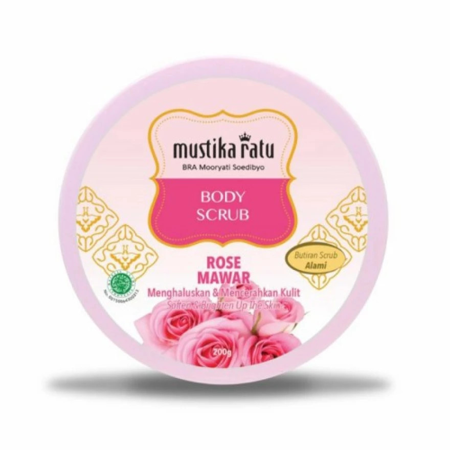 MUSTIKA RATU BODY SCRUB ROSE 200G