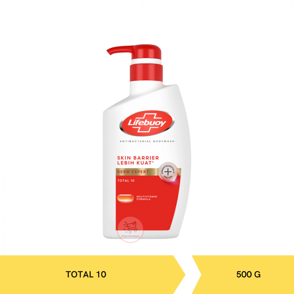 LIFEBUOY BW TOTAL10 PUMP 500G X 12