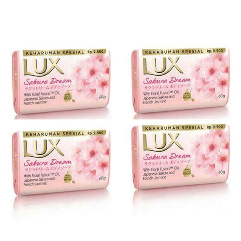 LUX SOAP 60G SAKURA DREAM PACK/4