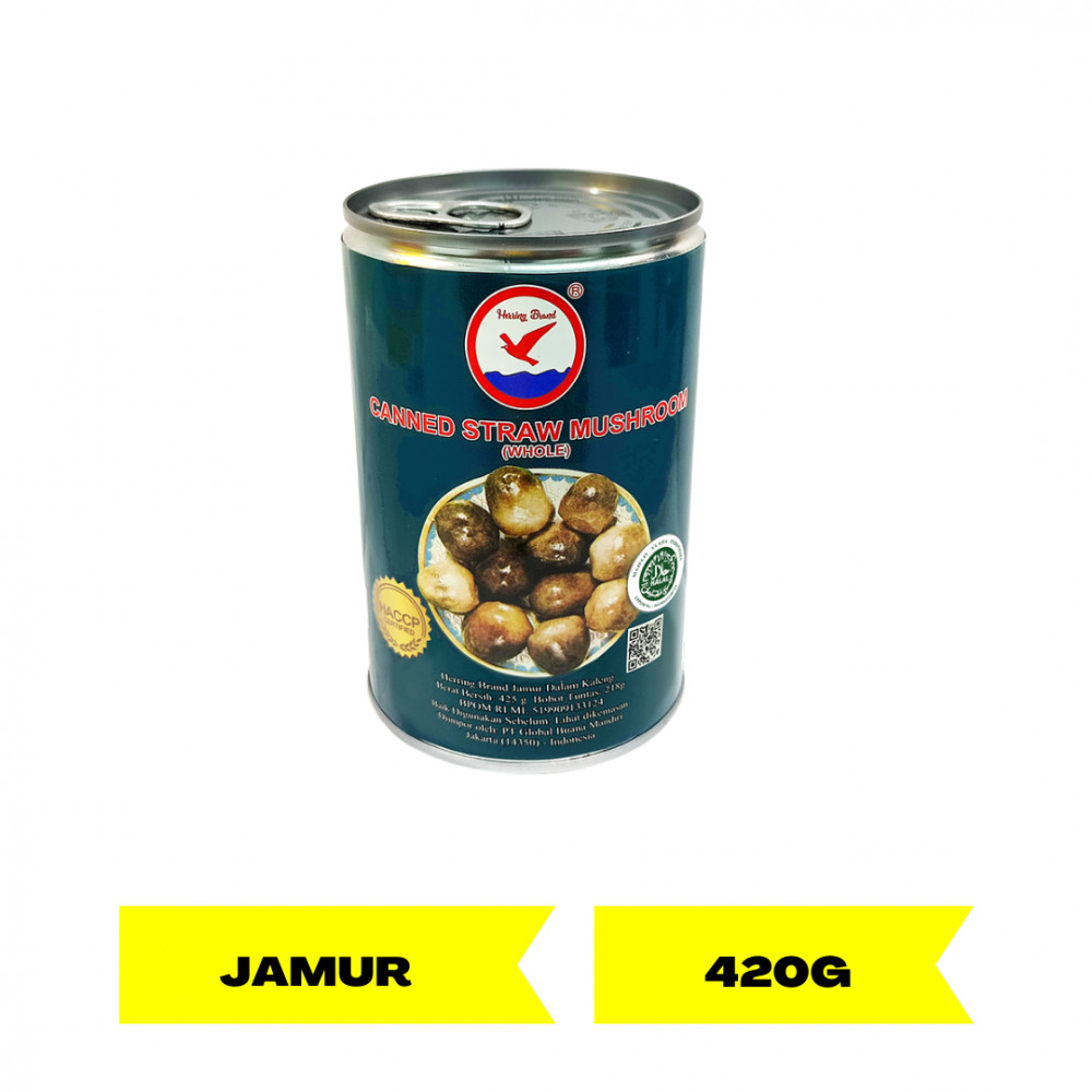 HERRING STRAW MUSHROOM 425G X 24 -