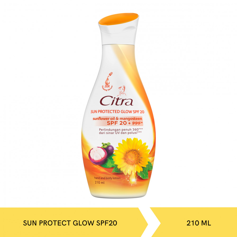 CITRA HBL SUN PROTECT GLOW SPF20 210ML