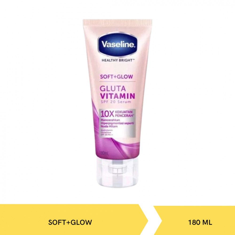 VASELINE VIT BODY SERUM SOFT+GLOW 180ML X 12