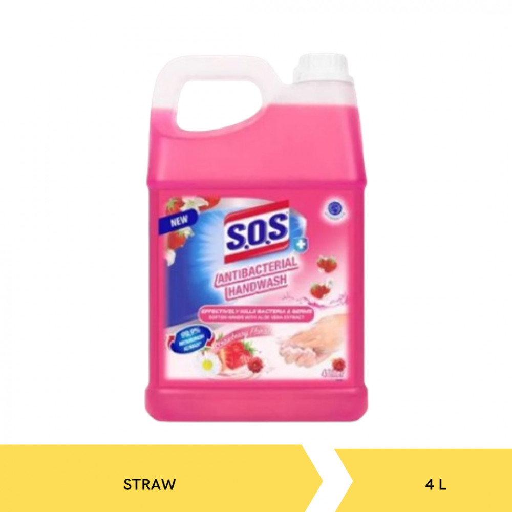 SOS HANDWASH STRAW JERIGEN 4LX4