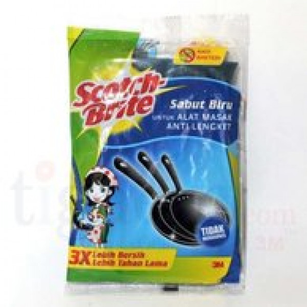 SCOTCH BRITE ID12 BLUE SCOUR PAD 4X6- N/A