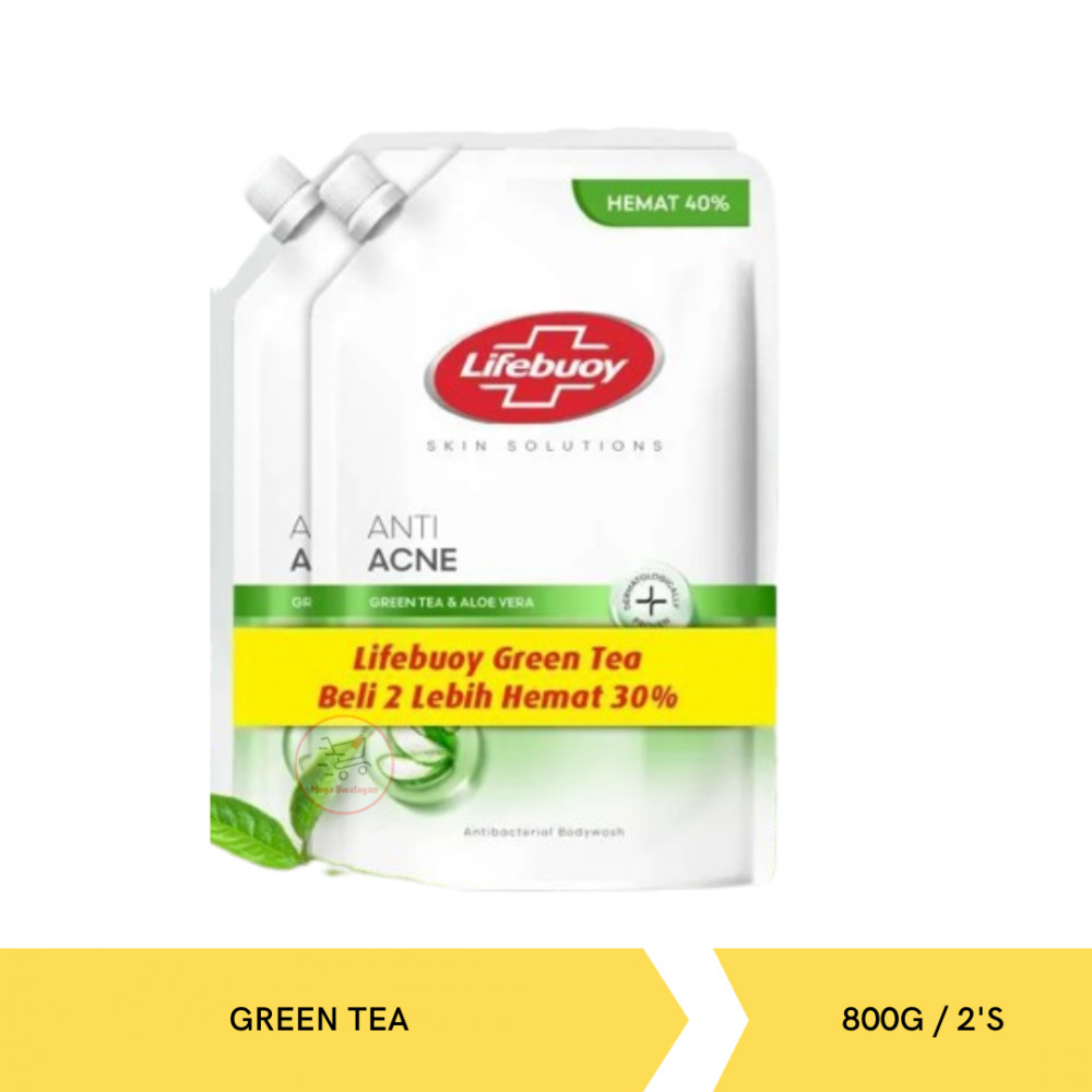 LIFEBUOY BW GREENTEA BANDED 800G/2`S X 6