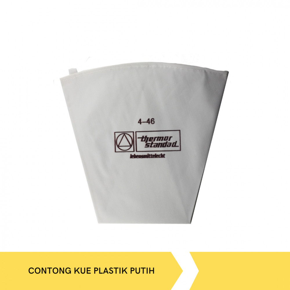 CONTONG KUE PLASTIK PUTIH TEBAL TB #750B