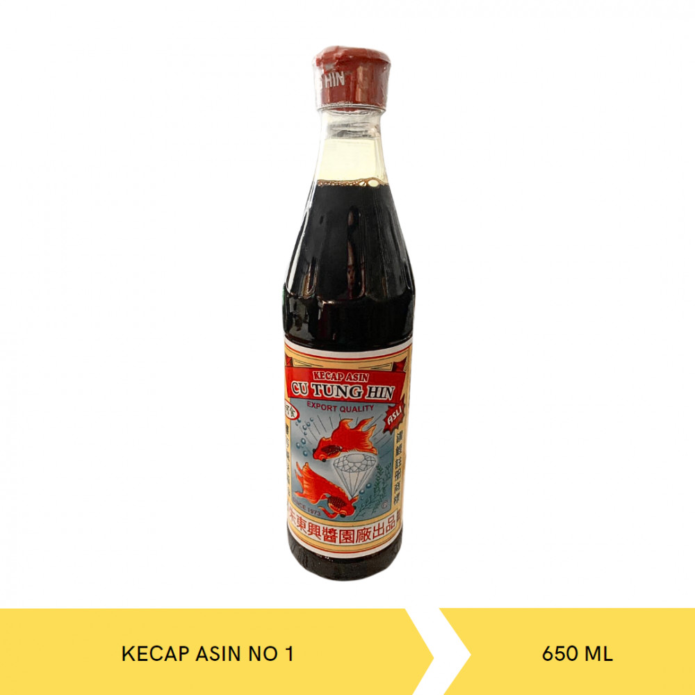 CU TUNG HIN KECAP ASIN NO 1 650ML X 12