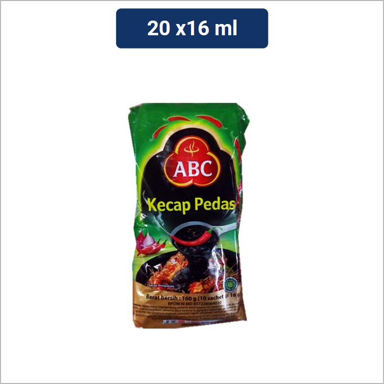 ABC KECAP PEDAS 16ML/20S PACK X 16