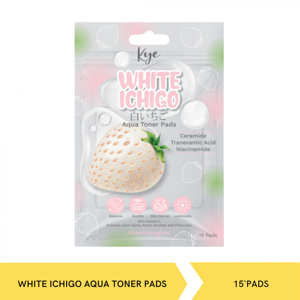 KYE WHITE ICHIGO AQUA TONER PADS 15`PADS