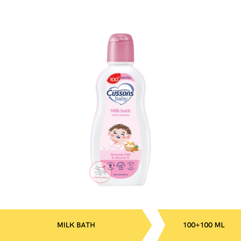 CUSSONS BABY MILKBATH SOFT&amp;SMOOTH 100+100ML