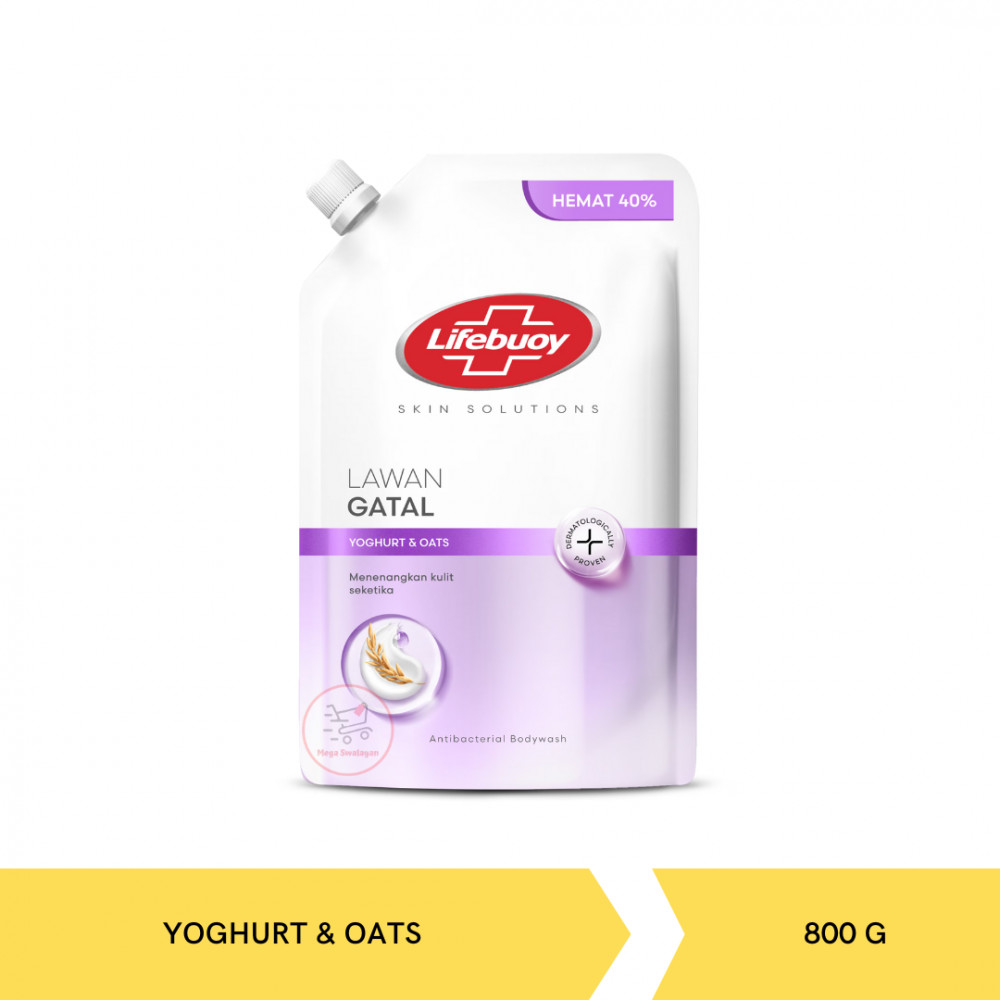LIFEBUOY BW YOGHURT &amp; OATS POUCH 800G X 12