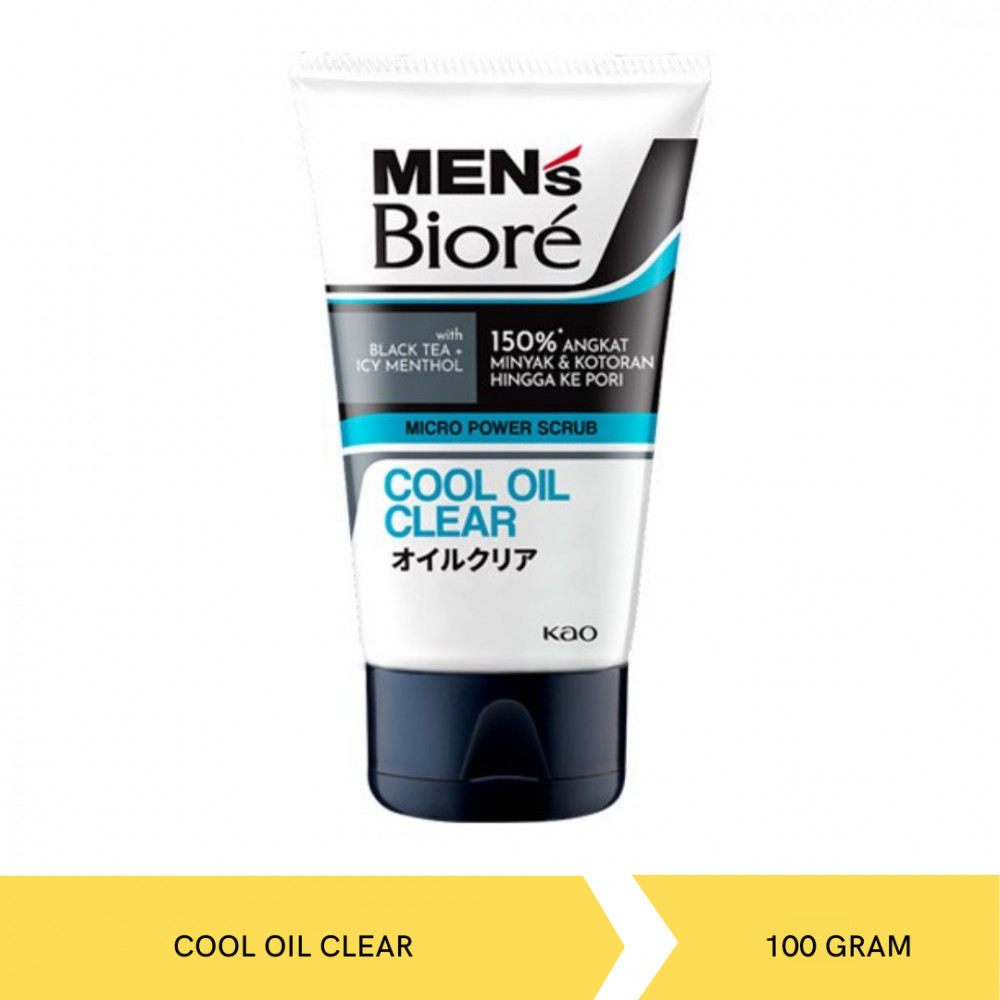 BIORE FF MEN COOL OIL CLEAR 100G X 24