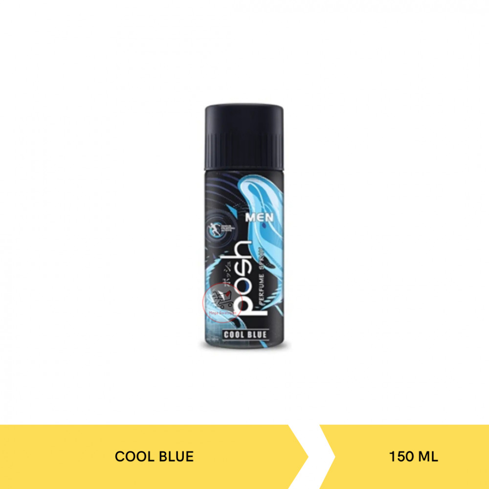 POSH MEN BODY SPRAY COOL BLUE 150ML