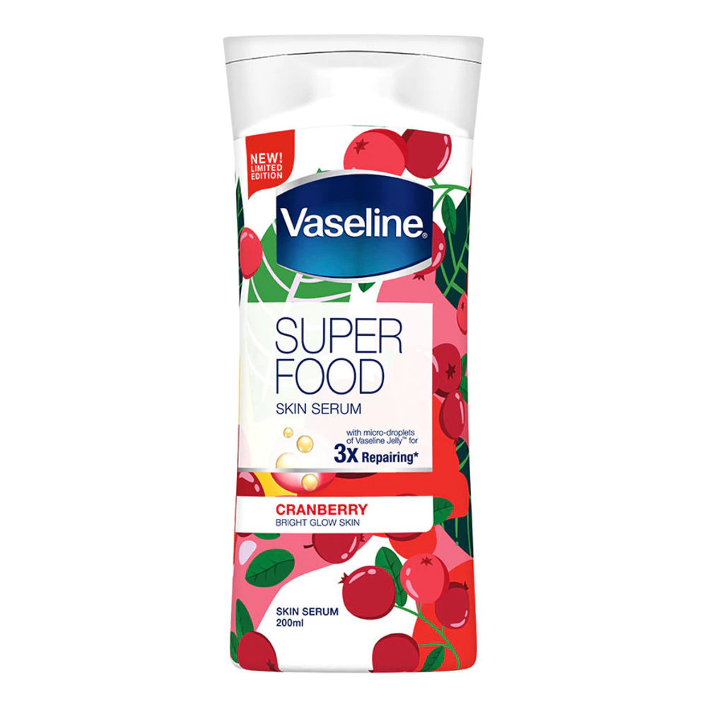VASELINE SF SKIN SERUM CRANBERRY 200ML X 18