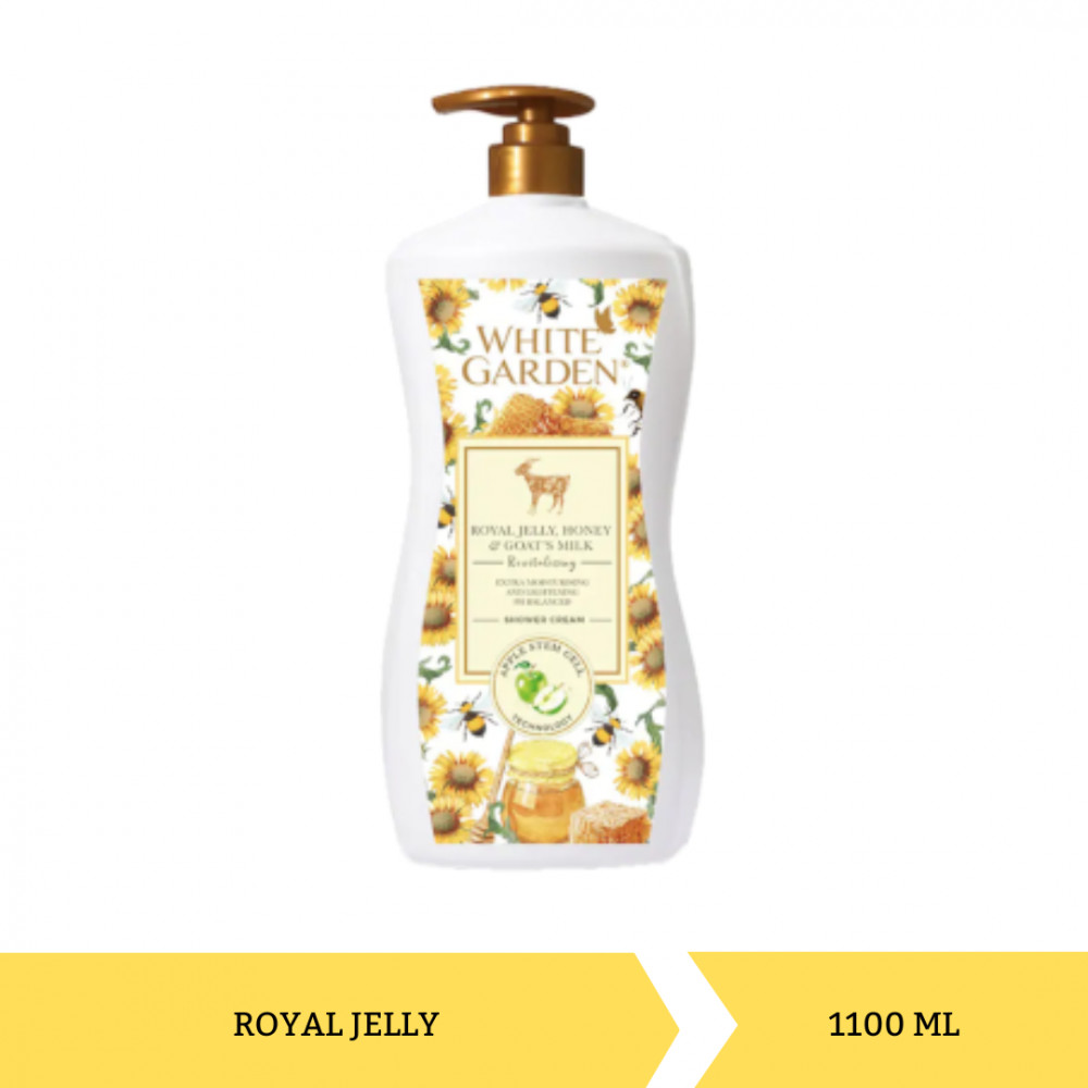 WHITE GARDEN SHOWER ROYAL JELLY 1100ML
