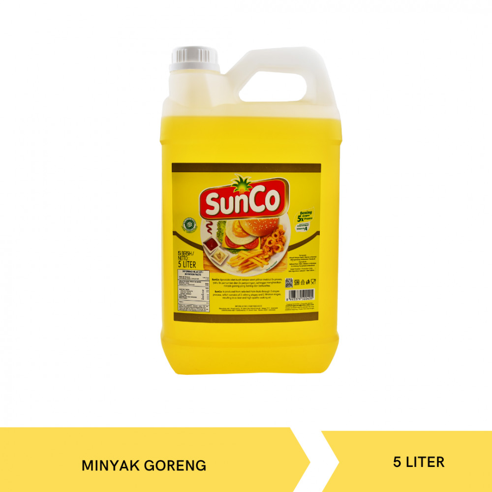 SUNCO MINYAK GORENG 5L JERIGEN X 4
