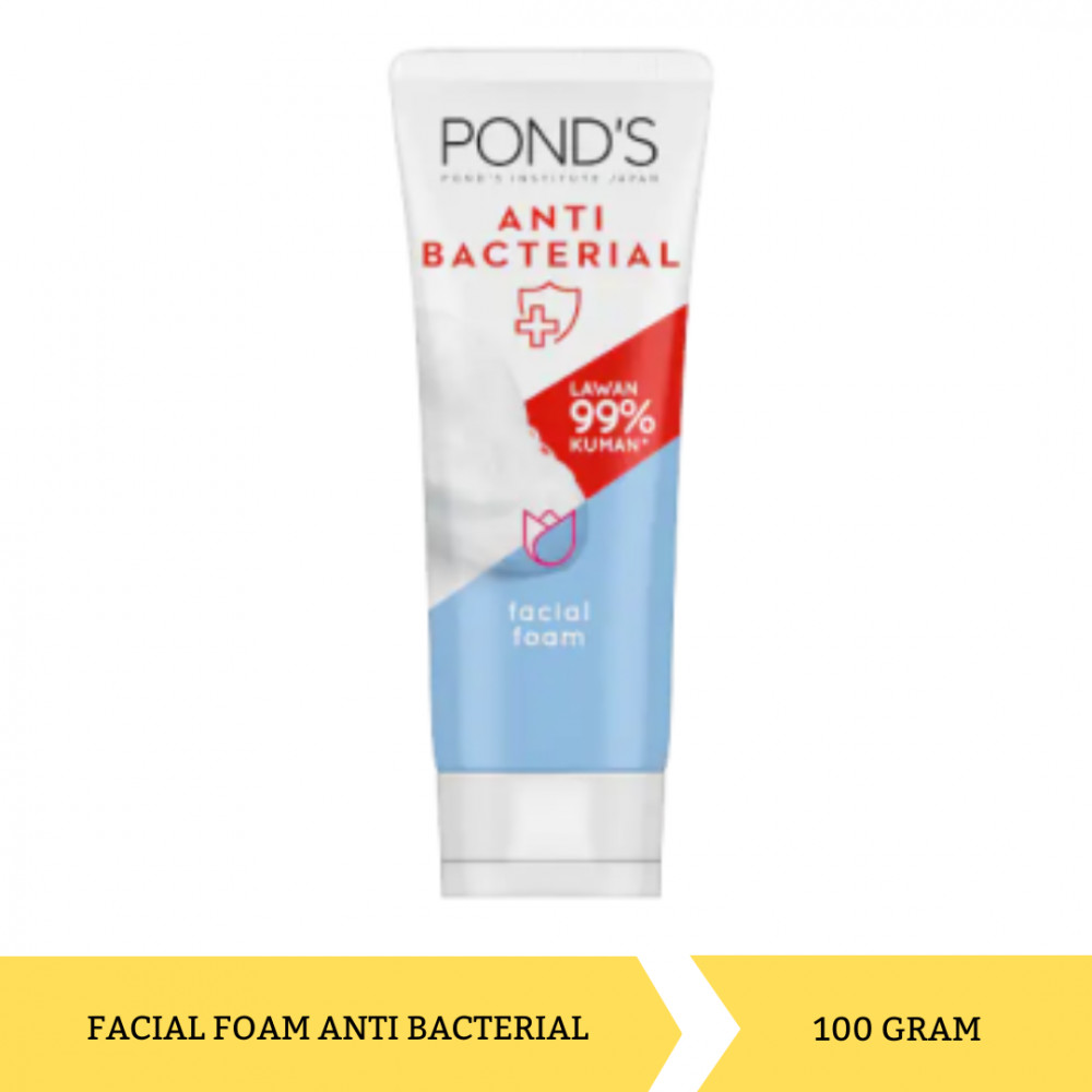 PONDS FACIAL FOAM ANTI BACTERIAL 100G X 24