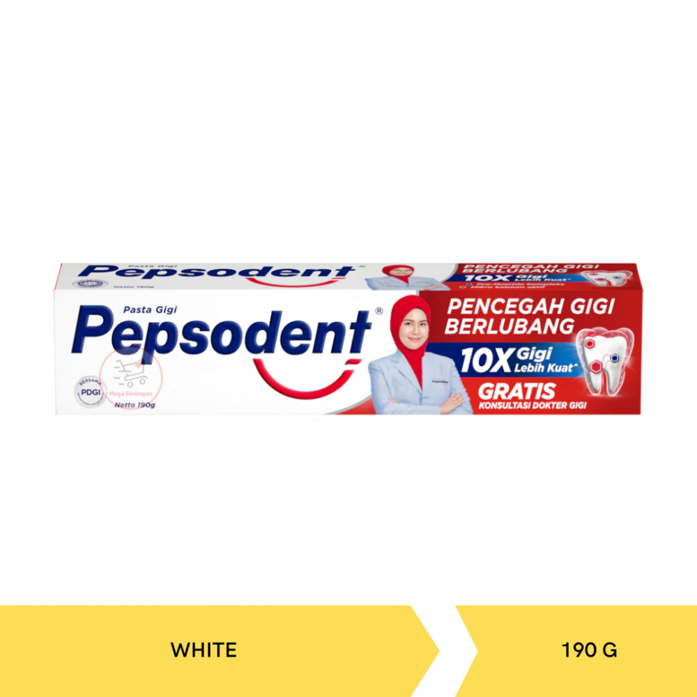 PEPSODENT WHITE 190G