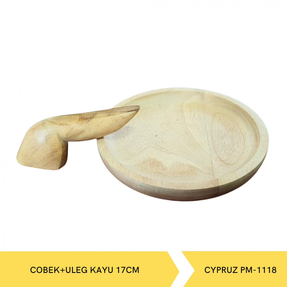 CYPRUZ PM-1118 COBEK+ULEG KAYU 17CM