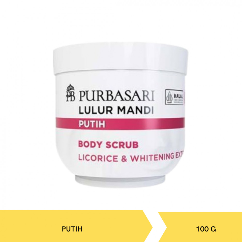 PURBASARI LULUR MANDI PUTIH 100G