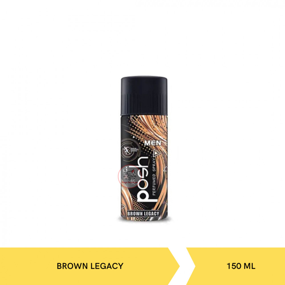 POSH MEN BODY SPRAY BROWN LEGACY 150ML