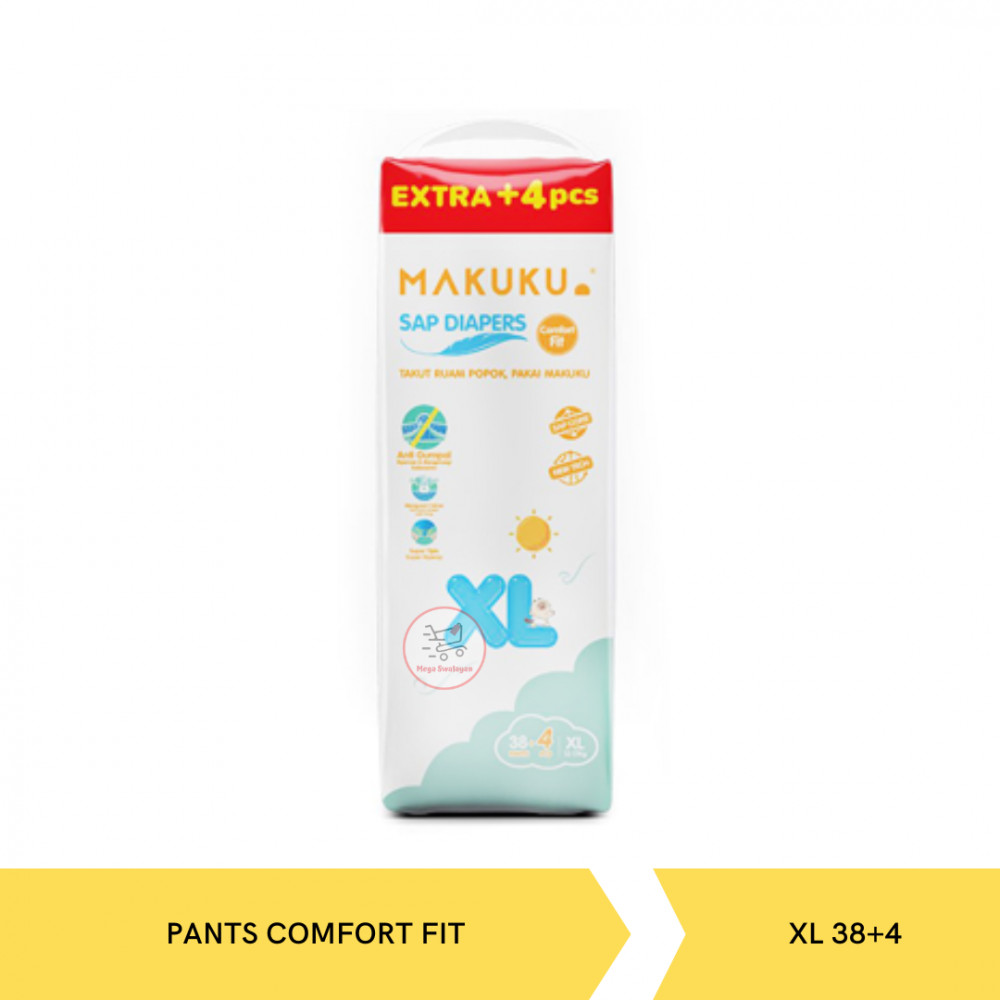 MAKUKU PANTS COMFORT FIT 3.0 XL 38+4 X 6