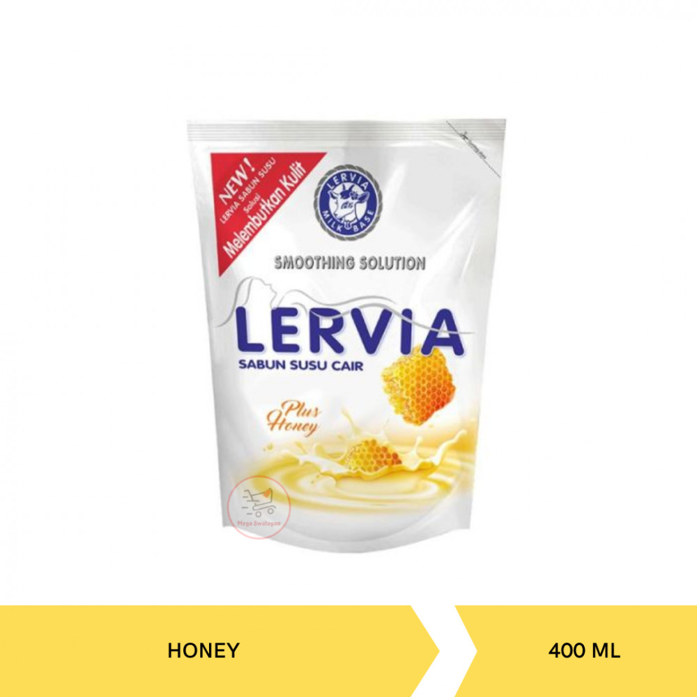 LERVIA SABUN SUSU PLUS HONEY REFF 400ML X 12