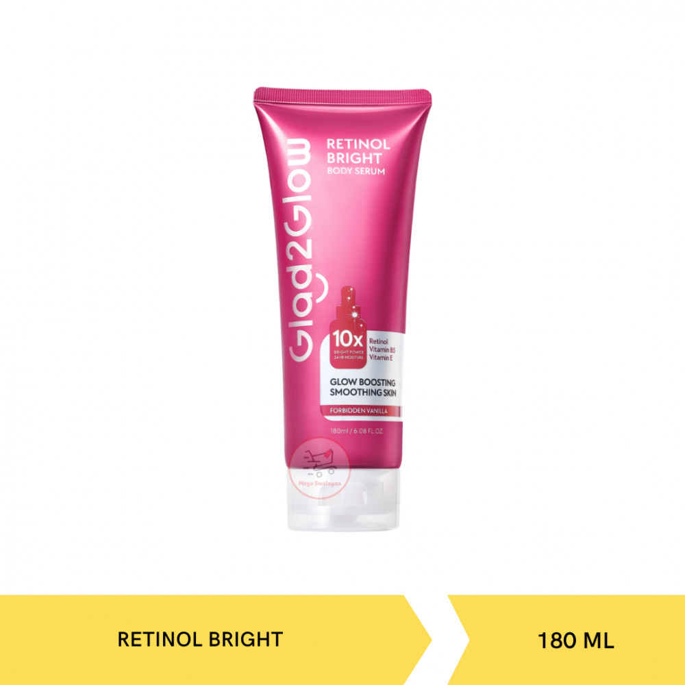 GLAD2GLOW RETINOL BRIGHT BODY SERUM 180ML