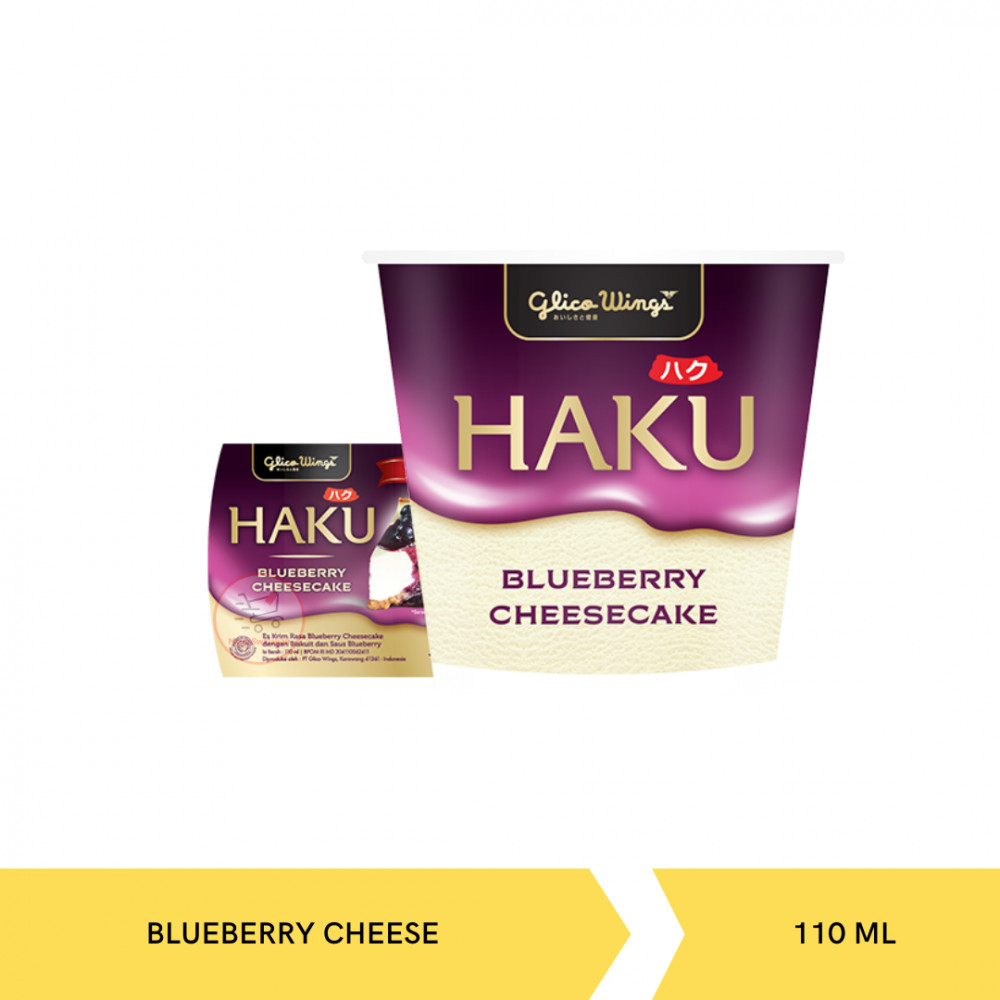 GLICO HAKU BLUE CHEESE CAKE CUP 110MLX24