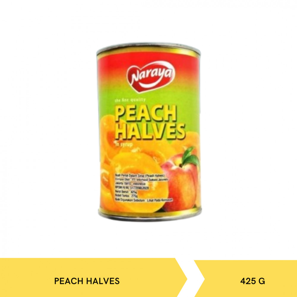NARAYA PEACH HALVES 425G X 24