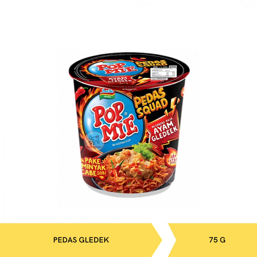 POP MIE PEDAS GLEDEK CUP 75G