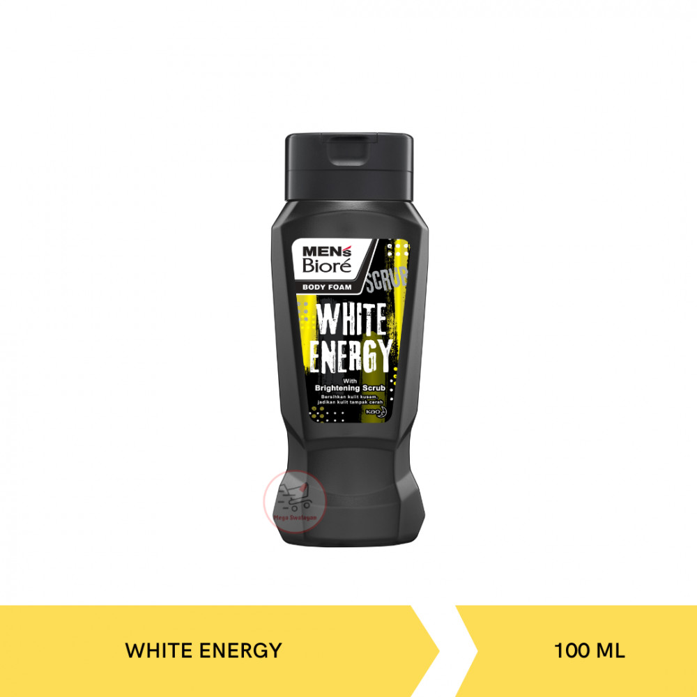 BIORE FOAM MEN WHITE ENERGY BTL 100ML X 48