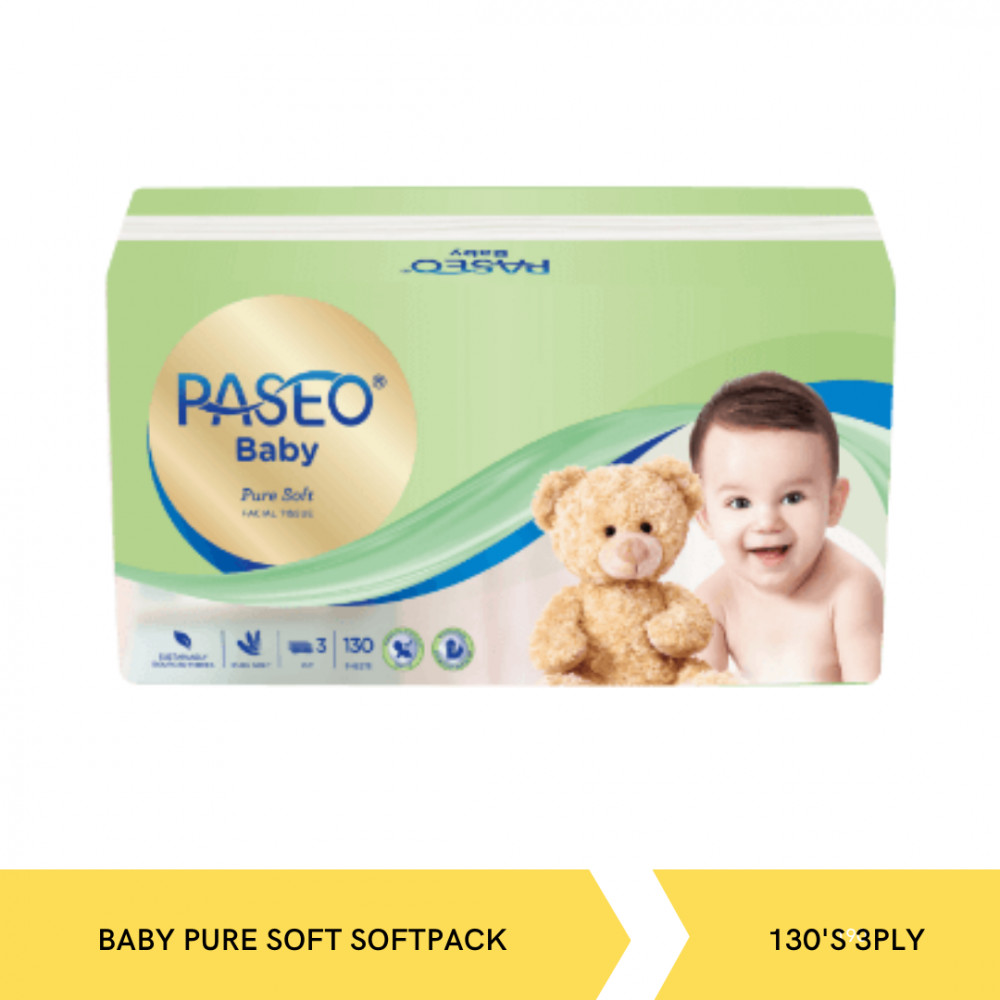 PASEO BABY PURE SOFT SOFTPACK 130`S 3PLY X 40