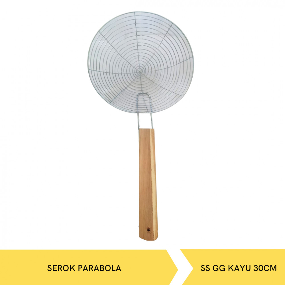 RRT SEROK PARABOLA SS GG KAYU 30CM