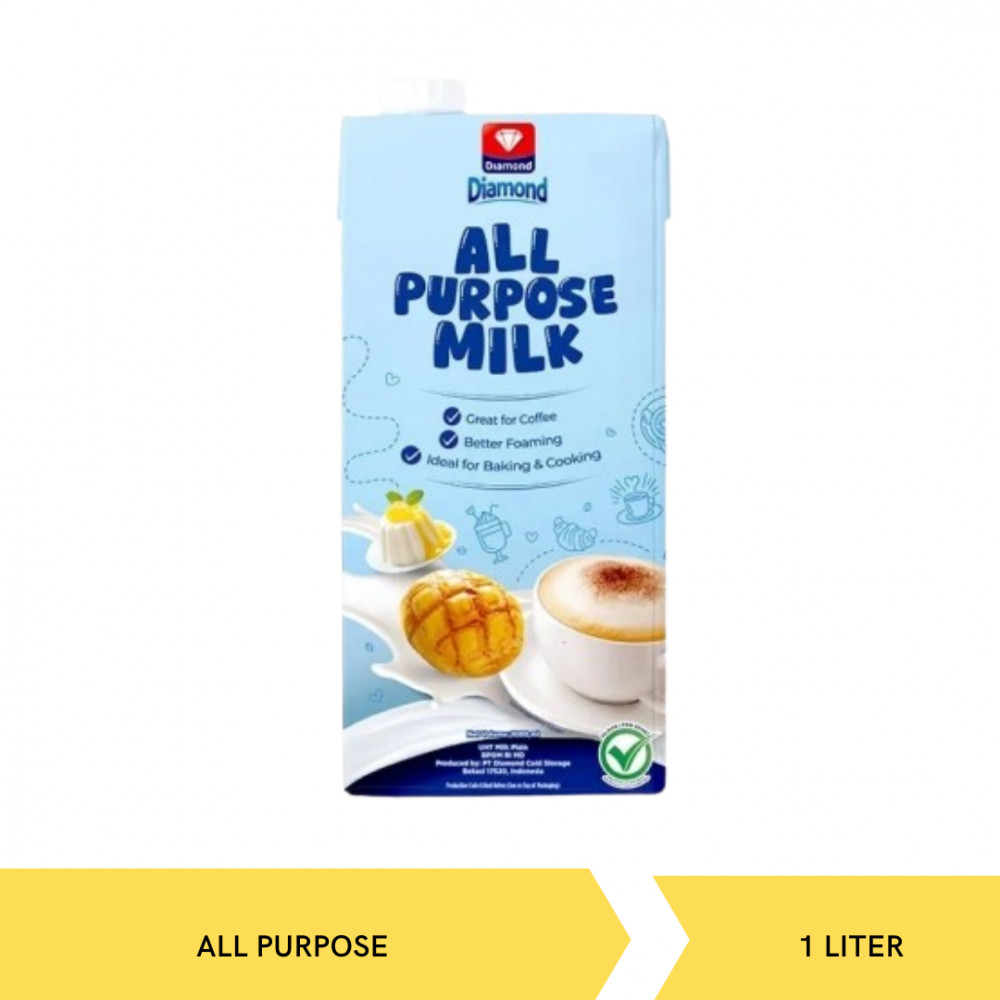 DIAMOND UHT MILK ALL PURPOSE 1L X 12