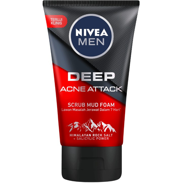 NIVEA MEN SCRUB MUD DEEP ACNE ATTACK 100ML