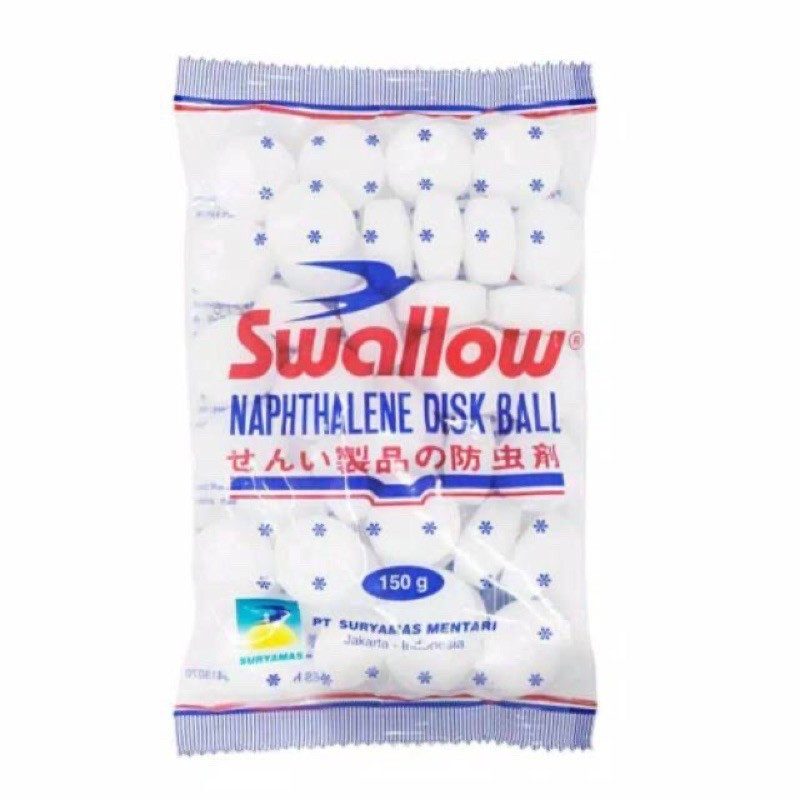 SWALLOW S-112 NAPTH BALL WHITE 150G