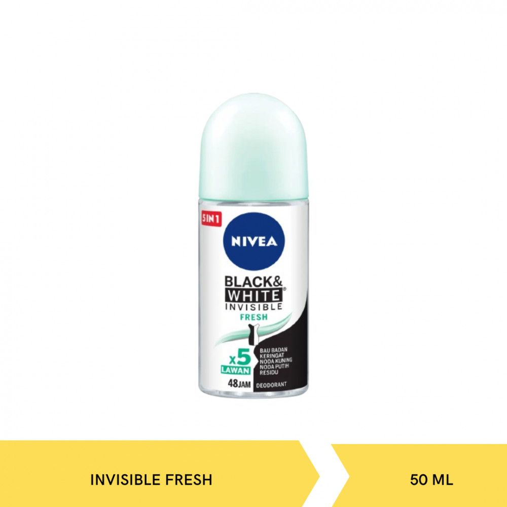 NIVEA DEO B&amp;W INVISIBLE FRESH 50ML