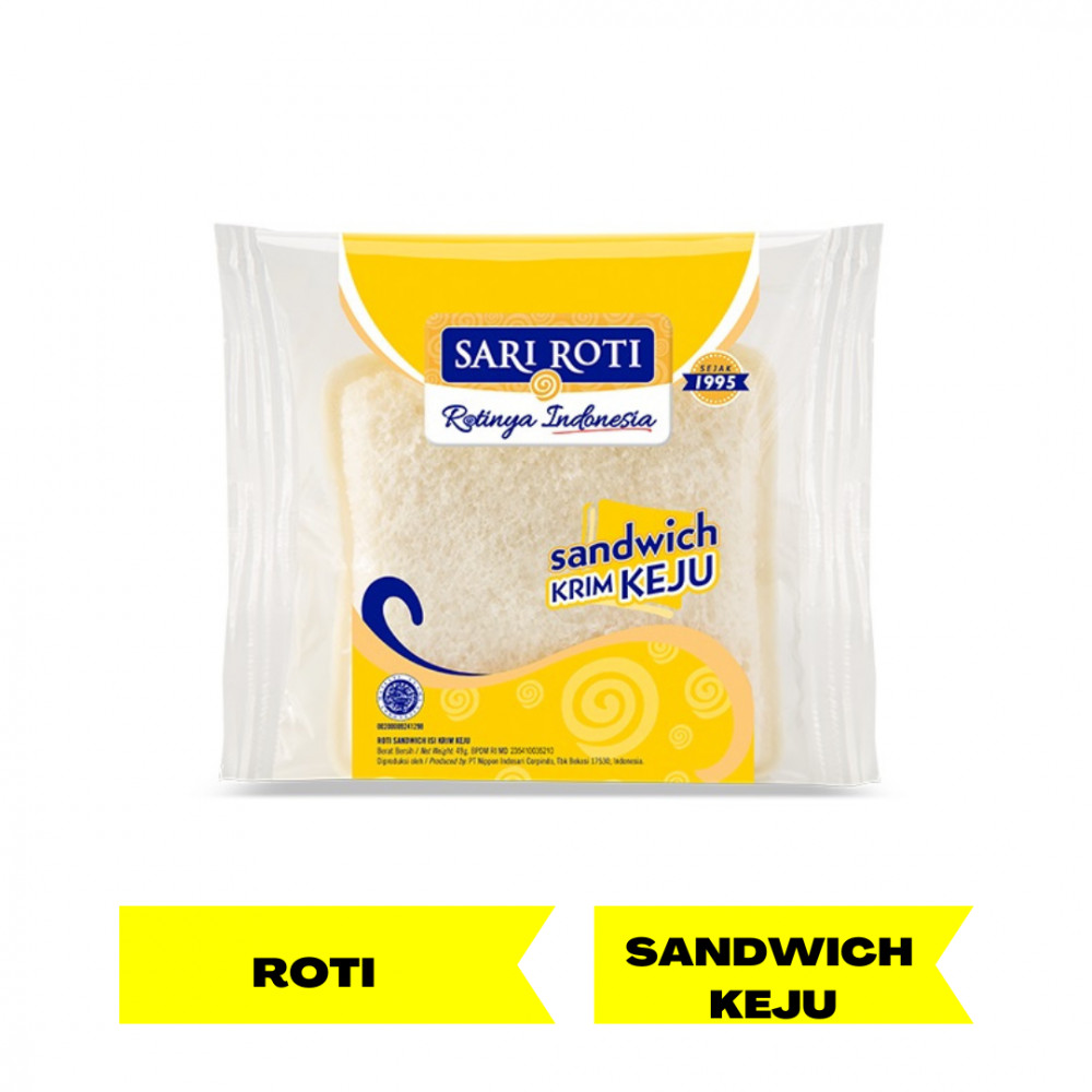 SARI ROTI SANDWICH KRIM KEJU 49 G