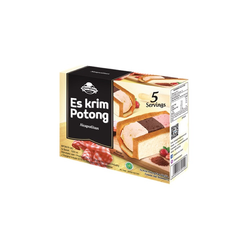 CAMPINA ES KRIM POTONG NEOPOLITAN 500ML