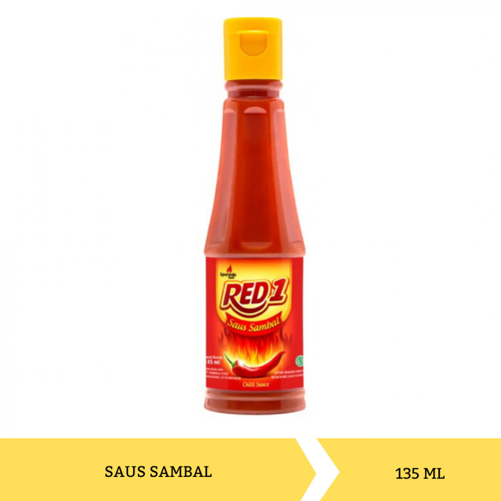 RED-1 SAUS SAMBAL BTL 135ML X 24