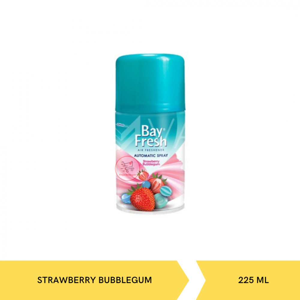 BAYFRESH AUTO SPRAY STRAW B GUM 225ML X 12