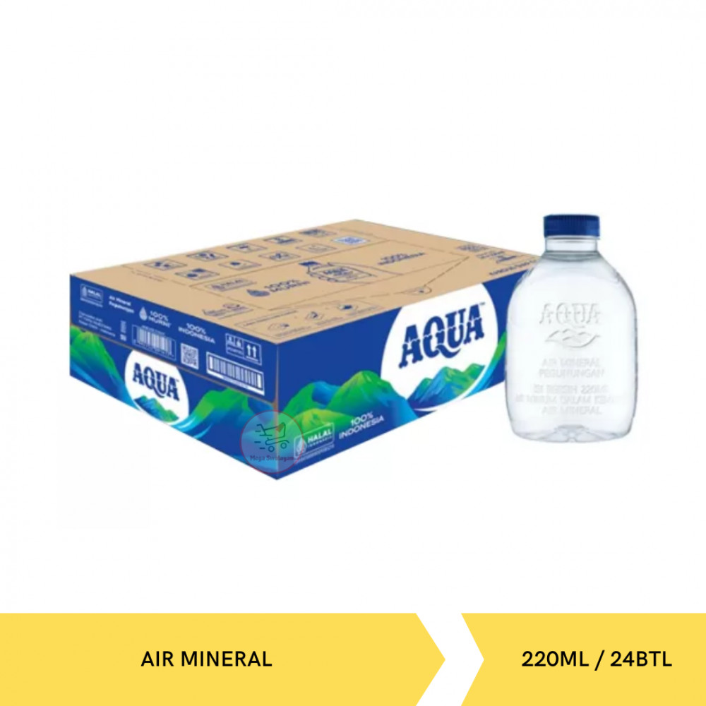 AQUA WATER BOTOL 220ML BOX/24 - DNR